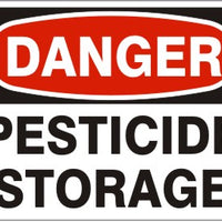 Danger Pesticide Storage Signs | D-6005