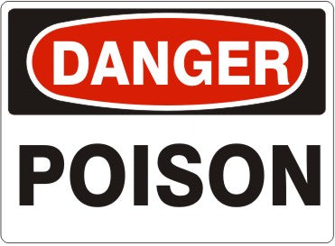 Danger Poison Signs | D-6008
