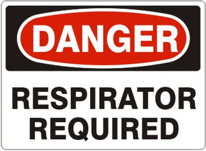 Danger Respirator Required Signs | D-6602