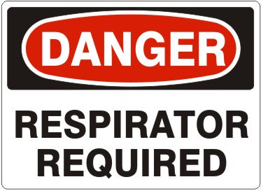 Danger Respirator Required Signs | D-6602