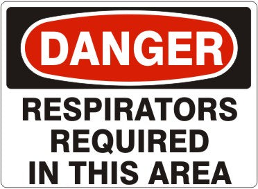 Danger Respirator Required In This Area Signs | D-6603