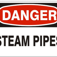Danger Steam Pipes Signs | D-7119