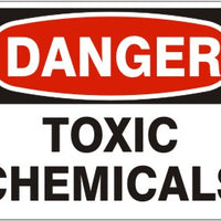 Danger Toxic Chemicals Signs | D-8118
