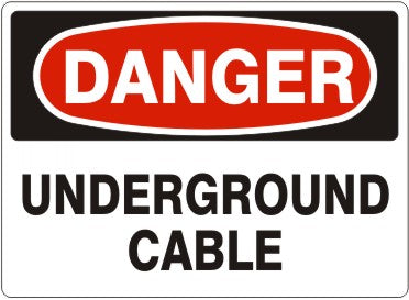 Danger Underground Cable Signs | D-8604