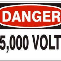 Danger 35,000 Volts Signs | D-8718