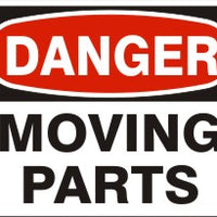 Danger Moving Parts Signs | D-9233