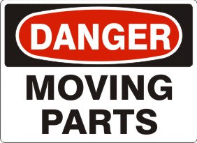 Danger Moving Parts Signs | D-9233