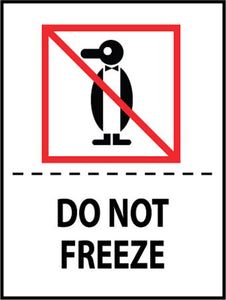 LABELS, INTERNATIONAL SHIPPING AND PACKING GRAPHIC, DO NOT FREEZE, 4X3, PS PAPER, 500/ROLL
