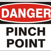 Danger Pinch Point Signs | D-8744
