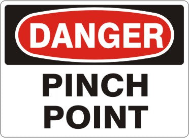 Danger Pinch Point Signs | D-8744