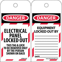 Danger Electrical Panel Locked Out Lockout Tags | LOTAG15
