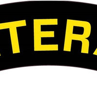 VETERAN, 1 X 3, HARD HAT LABEL, PS VINYL, 25/PK