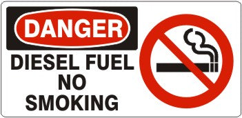 Danger Diesel Fuel No Smoking Signs | DP-1106