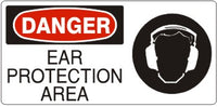 Danger Ear Protection Area Signs | DP-1602