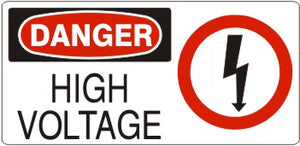Danger High Voltage Signs | DP-3727