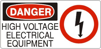 Danger High Voltage Electrical Equipment Signs | DP-3735