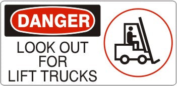 Danger Look Out For Forklifts Signs | DP-4515