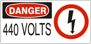 Danger 440 Volts Signs | DP-8723