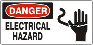 Danger Electrical Hazard Signs | DP-9667