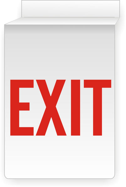 Exit Ceiling Double-Sided Signs