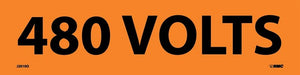 VOLTAGE MARKER, PS VINYL, 480 VOLTS, 2 1/4X9