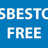 LABELS, ASBESTOS FREE, 3X5, PS VINYL, 500/RL