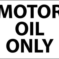MOTOR OIL ONLY, 3X5, PS VINYL, 5/PK