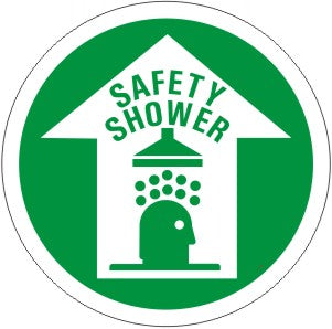 Safety Shower Anti-Slip Floor Decals | FD-17