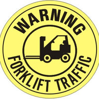 Warning Forklift Traffic Anti-Slip Floor Decals | FD-21