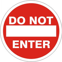 Do Not Enter Anti-Slip Floor Decals | FD-23