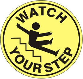 Watch Your Step With Graphic Anti-Slip Floor Decals | FD-29