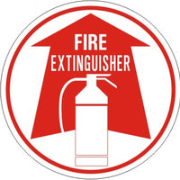 Fire Extinguisher Anti-Slip Floor Decals | FD-5