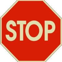 Stop Glow Anti-Slip Floor Decals | FDGL-9901