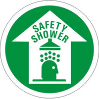 Safety Shower Glow Anti-Slip Floor Decals | FDGL-17