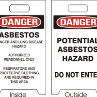 Danger Asbestos May Cause Cancer Floor Stand Sign | FFS-12