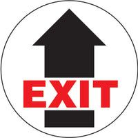 Exit Premium Laminated Anti-Slip Floor Decals | FS1005V