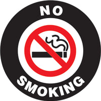 No Smoking Premium Laminated Anti-Slip Floor Decals | FS1021V