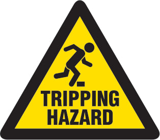Tripping Hazard Premium Laminated Anti-Slip Floor Decals | FS1036V