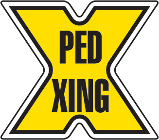 Ped Xing Premium Laminated Anti-Slip Floor Decals | FS1037V