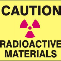 Caution Radioactive Materials Signs | G-0816
