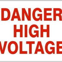 Danger High Voltage Signs | G-1106