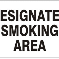 Designated Smoking Area Signs | G-1132