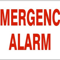 Emergency Alarm Signs | G-1608