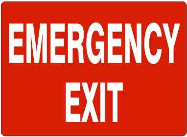 Emergency Exit Signs | G-1616