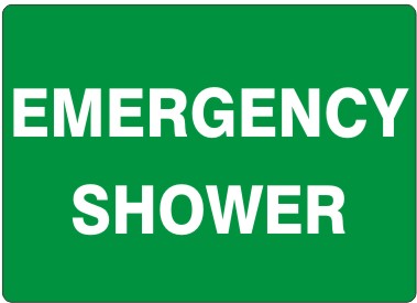 Emergency Shower Signs | G-1630