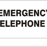 Emergency Telephone # ____ Signs | G-1645