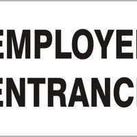 Employee Entrance Signs | G-1650