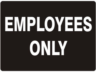 Employees Only Signs | G-1655