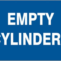 Empty Cylinders Signs | G-1664