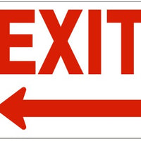 Exit Left Arrow Signs | G-1694